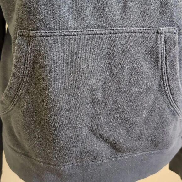 Marmot size Small Gray Blue Hoodie Sweat Shirt with Mountain Logo - Picture 9 of 13